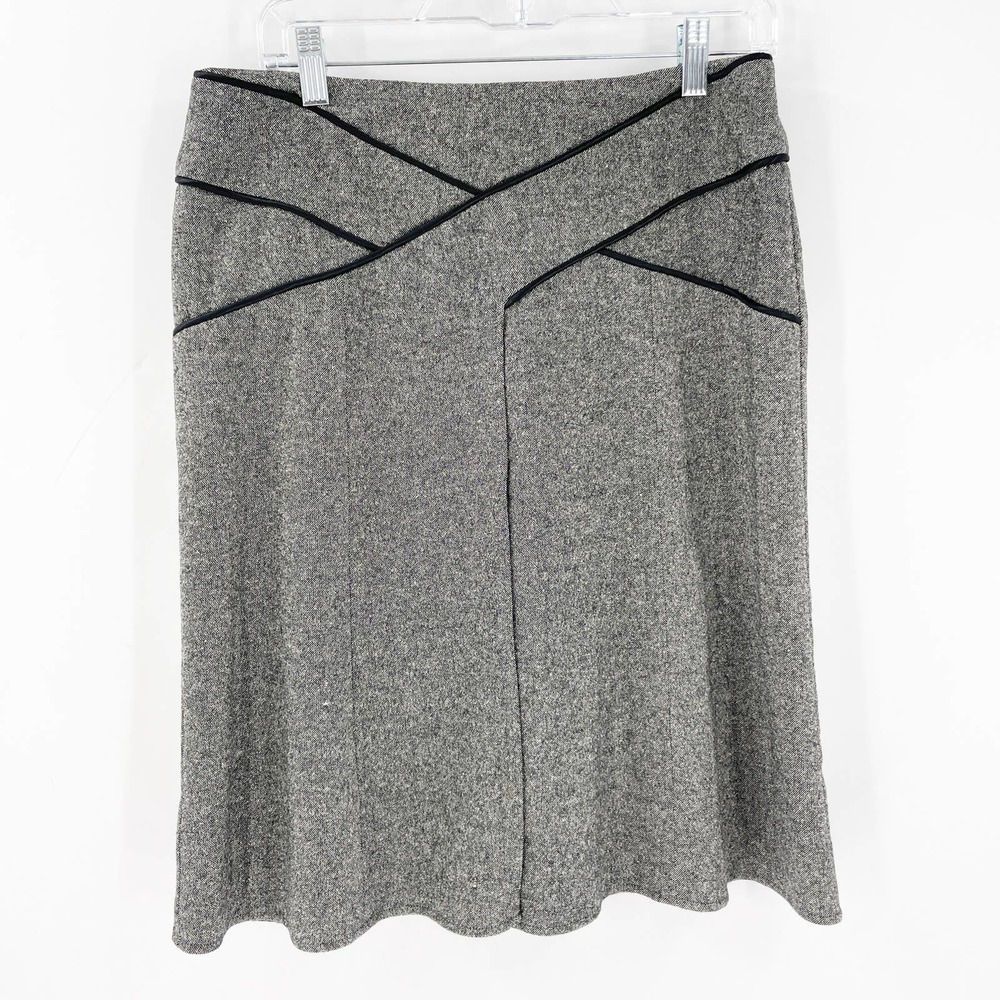 Nanette Lepore A-Line Wool Blend Short Skirt